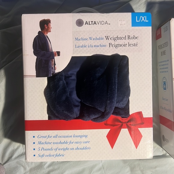 ALTAVIDA 5lb weighted robe size small and Large NWT - Picture 2 of 7